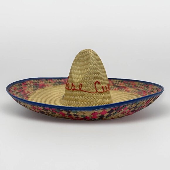 Authentic Jose Cuervo Tequila Straw Sombrero Adult Mexican Hat NEW Cinco De Mayo - Picture 2 of 11